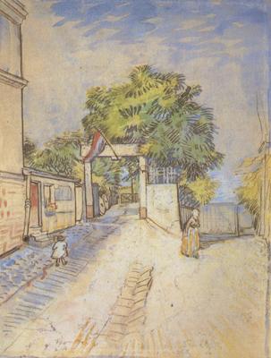 Vincent Van Gogh The Entrance of a Belvedere (nn04)